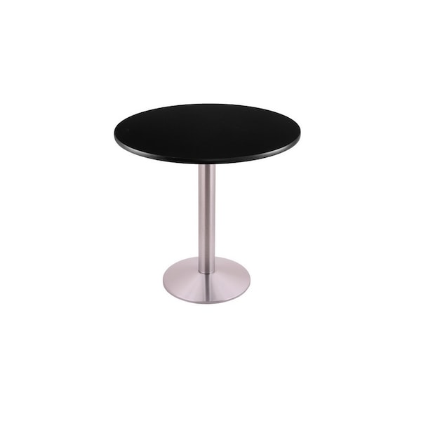 30" 214 Stainless Table, 24" dia. Top